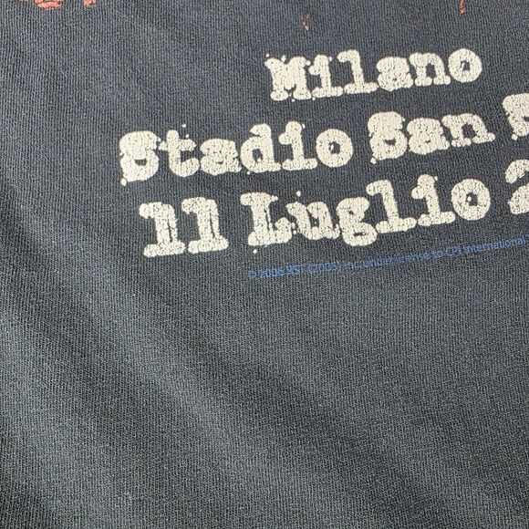 The Rolling Stones A Bigger Bang Tour Europe Milano Shirt Double Side 2006 Large - Picture 8 of 8